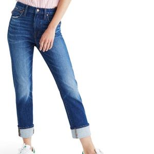 Madewell high rise boyjean